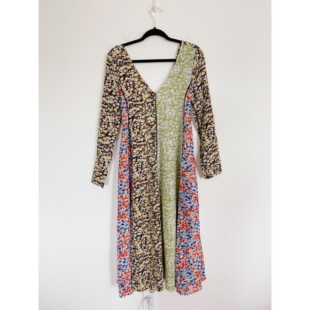 Brand New Stine Goya 100%silk Maca Paneled Dress - Picture 9 of 16